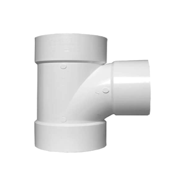 Charlotte Pipe And Foundry 112 DWV Sanitary Tee PVC 00400 0800HA - main